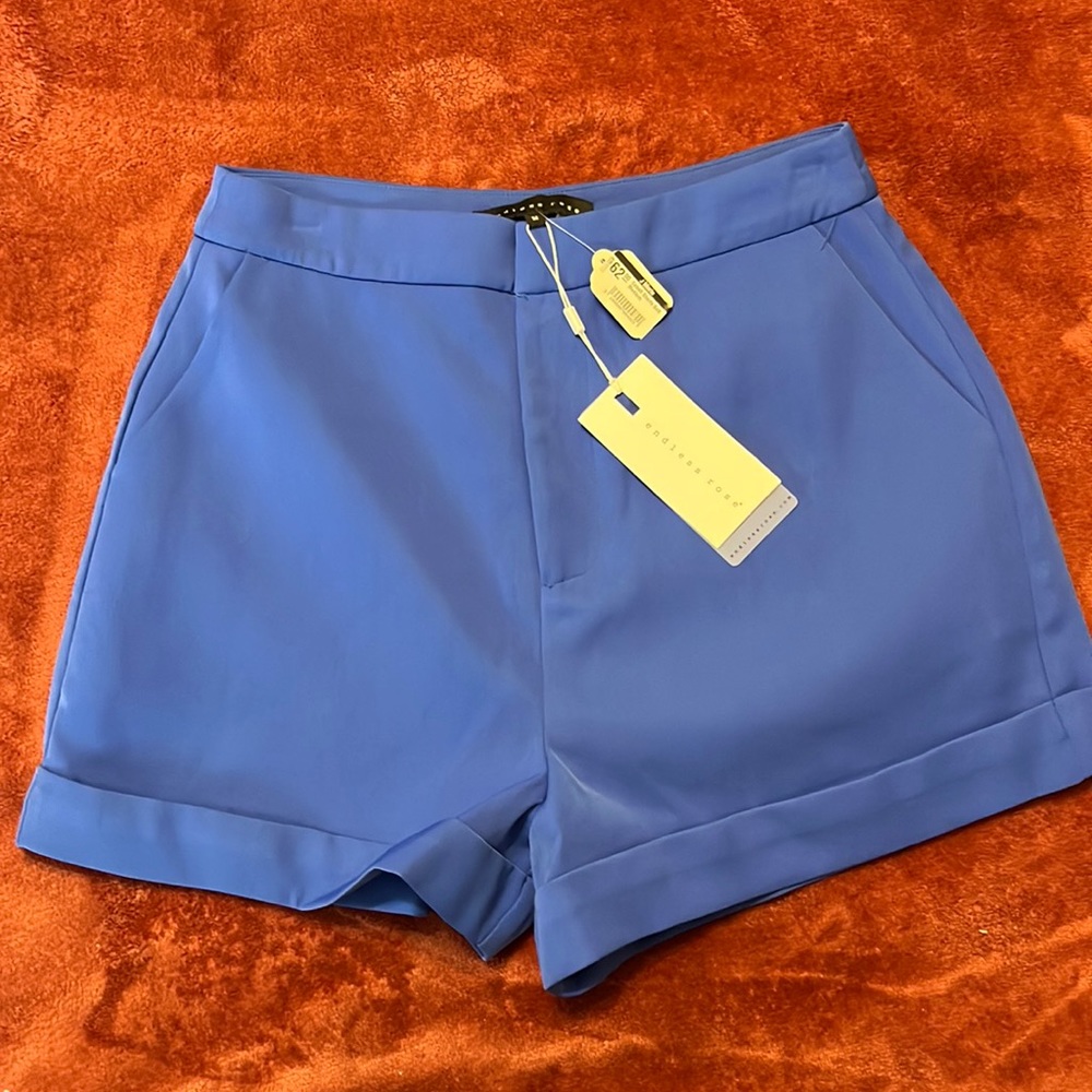 Blue Dress Shorts Medium Size 6-8